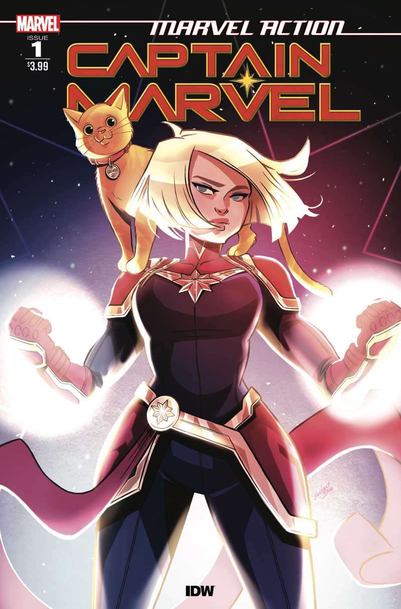 The full cover of Captain Marvel #1.